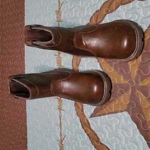 NWO Tags Buck Brown Boy Kid Boot Shoes